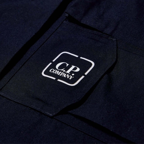 C.P. Company Total Eclipse Navy Blue Pullover Ventile Jacket M